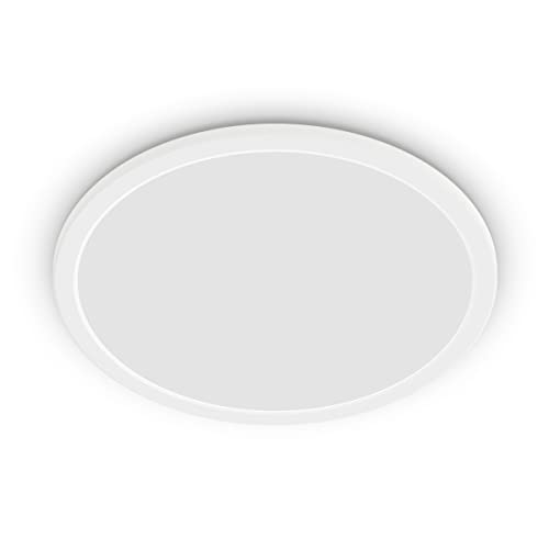 Philips Plafonnier LED Superslim, SceneSwitch 3 réglages d'intensité, 15W, rond, Blanc