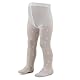 Aquilone Strumpfhose Bella, Baby-Strumpfhose, Strumpfhose für Neugeborene, durchscheinend mit Herzstickerei, Strumpfhose für Zeremonien – Made in Italy, Weiß x1 Paar, 12-18 Monate