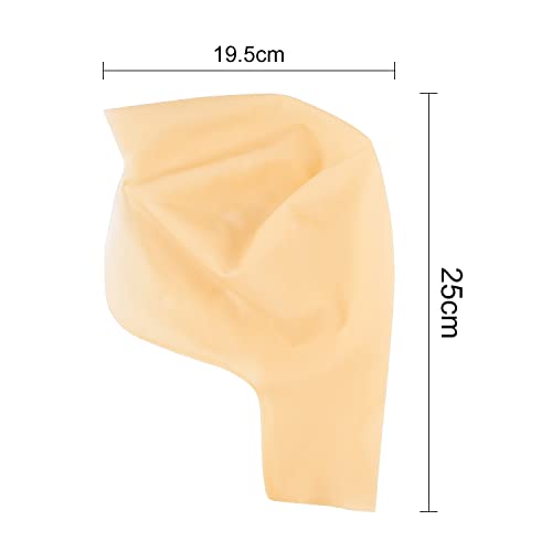 WXJ13 1 PCS Makeup Latex Bald Caps and 1 PCS Nylon Wig Caps for Costume Party Adult Costume Accessory