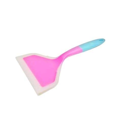 Cabilock Non-stick Silicone Spatula Pan Turner Pizza Shovel Beefsteak Shovel Kitchen Cookware Easy Cleaning Safe for Nonstick Pans