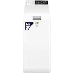 Electrolux 700 Lavatrice a Carica Dall'alto, 6 kg, EW7T336A, Classe A, Tecnologia SteamCare e Tecnologia SensiCare, Display LED con Touch Control, Giri 1251, 600x400x890 mm, Bianco