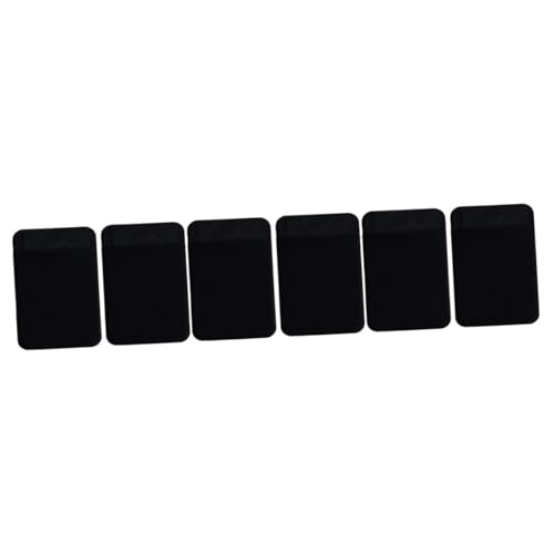 Porte-cartes adhésif cuir PU pour téléphone lot de 6 noir au quotidien