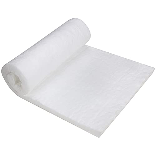 Ceramic Fiber Insulation Blanket, A-KARCK 8# Density 2300F Fireproof Blanket for Stoves Pizza Ovens and More, 24" x 12" x 1"