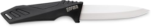 Rapala Ceramic Utility Knife Black 4", Premium Fishing Accessory for Anglers and Outdoor Enthusiasts