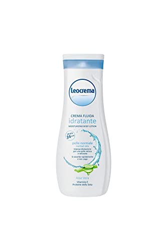 Leocrema: Fluid cream moisturizer - With Silk proteins, Almond Milk and Vitamin E