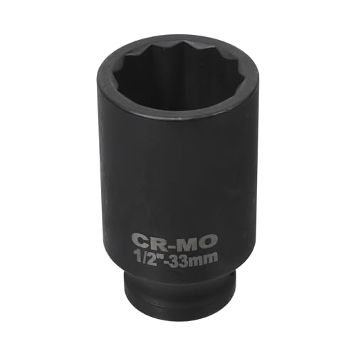Image of HEROFFIX 12 Point 33mm Impact Socket Durable Hardware Tool 78mm