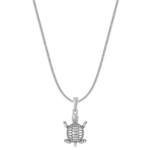 Pendentif tortue en argent sterling pour sublimer vos tenues du quotidien