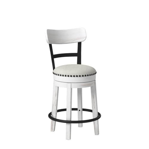 Signature Design By Ashley D546-524 Valebeck 24.5 Inch Modern Swivel Counter Height Barstool thumb #3