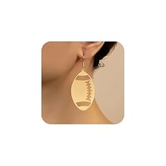 Gold Football Dangle