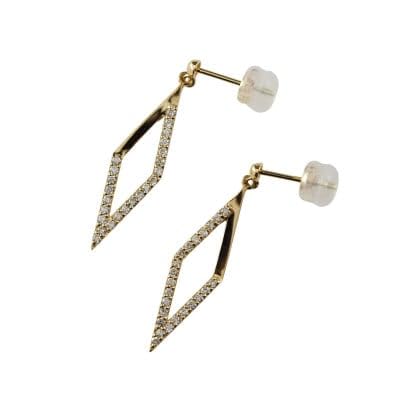 (山梨県)(ジュエリー)K18 rhombus/ランバス ピアス