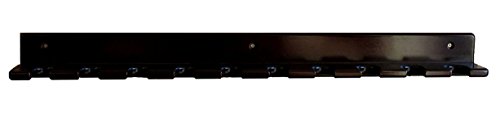 Displaygifts Baseball Bat Display Rack Wall Hanger With Screw 10 Bat Holder Black #TOP1