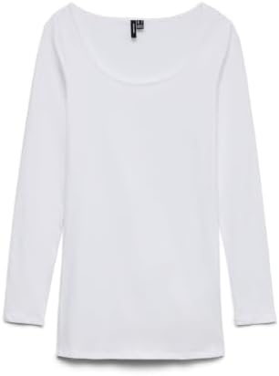 VERO Moda Womens LS Long U Neck T-Shirt