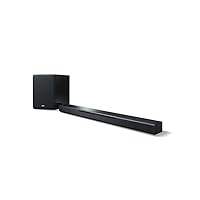 Yamaha MusicCast BAR 40 SW, Soundbar Wifi, Bluetooth, Airplay con Subwoofer Wireless MusicCast, Nero