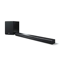 Yamaha MusicCast BAR 40 SW, Soundbar Wifi, Bluetooth, Airplay con Subwoofer Wireless MusicCast, Nero