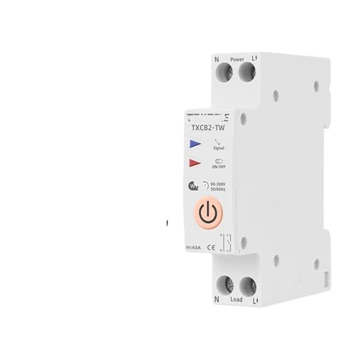 Evita sobrecostes de luz con el medidor de energía 63A 1P+N y temporizador para cuadro