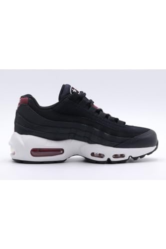 Nike Air Max 95 Recraft GS Girls Shoes Size 3.5, Color: Black/Red-Black4