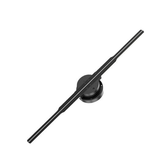 Ventilador holográfico 3D, Proyector holográfico 3D HD con ventilador y pantalla WiFi de 352 LED for anuncios impactantes en tiendas, bares y fiestas. Para tiendas, bares, eventos, ferias y fiestas