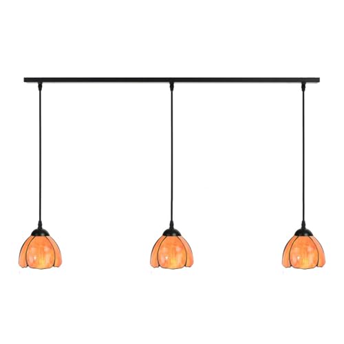 Tulipa lampes tiffany pour poutre de plafond et ambiance chaleureuse de salon