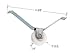 CRL B501 1" Nylon Sliding Screen Door Spring Tension Roller - pack of 2