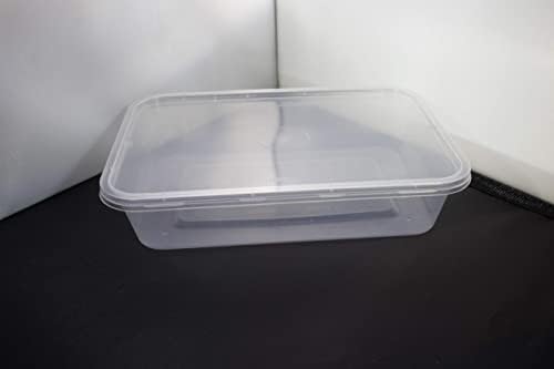 Plastic Microwave Freezer Safe Food containers And Lids (650 Ml)