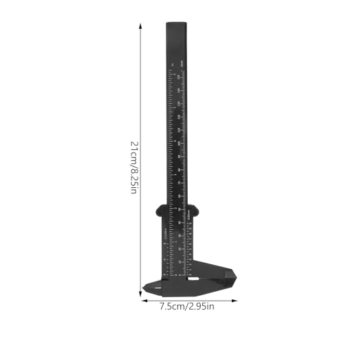 4pcs Plastic Calipers Non-Digital Measuring Tool Portable Sliding Gauge with Accurate Measurement Lightweight Design for Various Applications