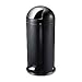 Genuine Joe 13.5 Gallon Pedal Black Receptacle Bin