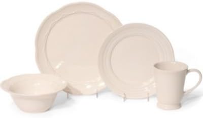 Baum Adorn 16 Piece Dinnerware Set; Ivory