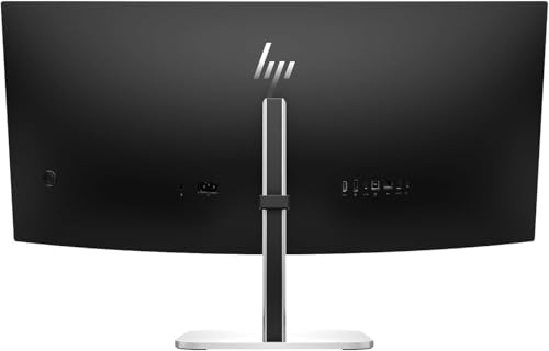 Image of HP Series 5 Pro 34 inch WQHD USB-C Monitor, Webcam, Speakers, Tilt, Swivel | 5MP Pop-up Webcam, Speakers, AI Noise Reduction, Height Adj, 1 Pack w /DKZ USB Hub