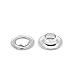 Dritz Extra-Large Eyelets, 7/16-Inch, 10 Count, Nickel