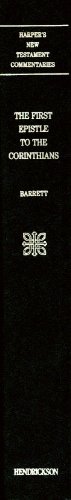 A commentary on the First Epistle to the Corint... 0913573582 Book Cover