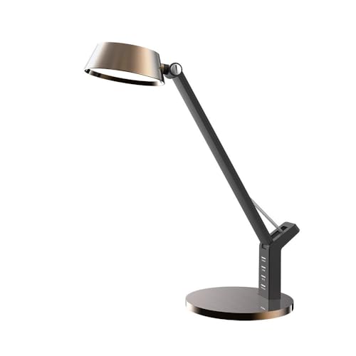 Lampe tactile FABRILAMP Goya design cuivre et noir chic