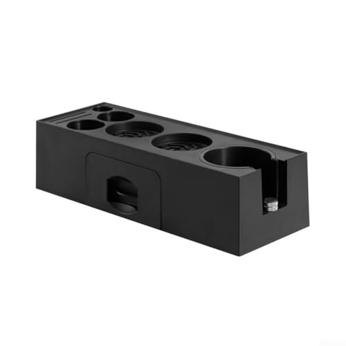 Stazione di pressatura per caffè espresso e bussolatrice combinata per manomissione da 51 mm e 54 mm, migliora la configurazione del caffè con organizer versatile