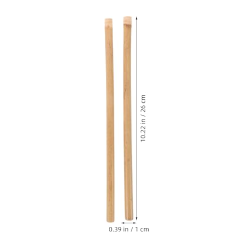 1 par de baquetas profesionales antideslizantes para batería, caja y bombo, para adultos y principiantes, accesorios para instrumentos de percusión miniatura 2
