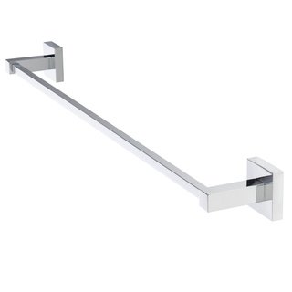 Salonica Stainless Steel Towel Rod/Towel Bar Hanger Stand Square 18 Inch Medium Size Silver Color 1
