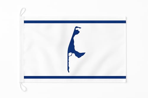 Drapeau Sylt Blanc moderne 150 x 90 cm haute finition - 2