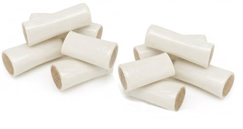 10 Piece Stuffed Filled Dog Bones 4 or 6 Inch Bully Beef Cheese or Peanut Butter (4 Inch Peanut Butter)