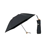 【2025】最強の日傘 日傘 UVO（ウーボ）CALM 3段折 無地mini ブラック 遮光率100% UVカット率100％ UPF50+ 晴雨兼用 紫外線対策 折りたたみ傘 親骨55cm 通勤 通学 旅行 オシャレ 可愛い 女性 レディース UVO01-107