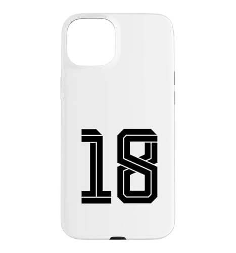 18 �z���C�g �r���e�[�W �i���o�[18 �X�|�[�c�t�@�� �T�b�J�[�X�^�C�� �X�}�z�P�[�X iPhone 15 Plus �p