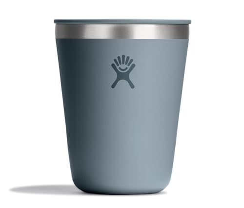 Hydro Flask 12 Oz Outdoor Coffee Tumbler – Stainless Steel Insulated Travel Cup – Camping Cup With Measurements Shale Gray