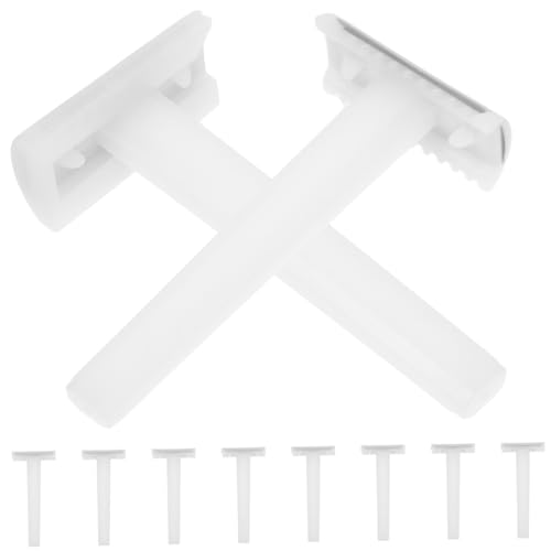 POPETPOP 10 piezas Cuchillas Desechables Doble Filo Afeitadoras Depiladoras para Mujer y Hombre Portátiles Compacto para Uso Diario y Viaje