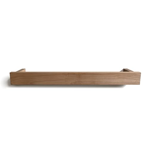 anaan Aphro Perchero Pared Madera 5 Ganchos Ocultos Colgador Abrigos montaje en pared modernos Decorativo escandinavo Diseño 60 cm