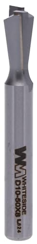 Whiteside Router Bits D10-50x8 Dovetail Bit with 1/2-Inch Large Diameter and 5/8-Inch Cutting Length