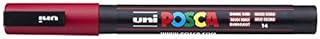 Uni Posca Marker PC-3M Paint Glass Pen Fine Bullet Tip 0.9-1.3mm DARK RED