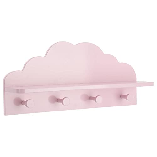 Garderobe für Kinder, Wolke, Rosa, 22 x 48 cm, Atmosphera