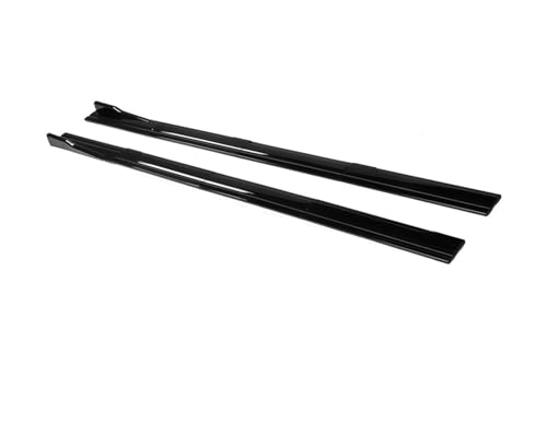 Faldones laterales para Infiniti Q60 Coupe en negro brillante con acabado premium aerodinámico