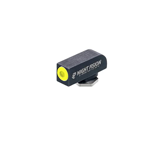 Night Fision Tritium Perfect Dot Front Sight Compatible with Glock, CZ, Smith&Wesson, Taurus, Canik, Sig Sauer, Ruger, Springfield Armory, HK, Walther, 1911, FN - Color Options