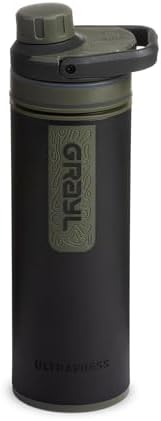 GRAYL UltraPress 500ml Filtro de agua para exteriores Agua potable I Elimina el 99,99% de todas las bacterias y virus I Perfecto para camping, supervi...