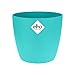 Price comparison product image elho Brussels Round Mini 7 - Flower Pot for Indoor - 100% Recycled Plastic - Ø 6.7 x H 6.0 cm - Blue/Bright Turquoise