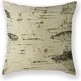 Standard New Arrival Pillowcase White Birch Trunk Pattern Birch Throw Pillow 18 X 18 Square Cotton Linen Pillowcase Cover Cushion-image-17