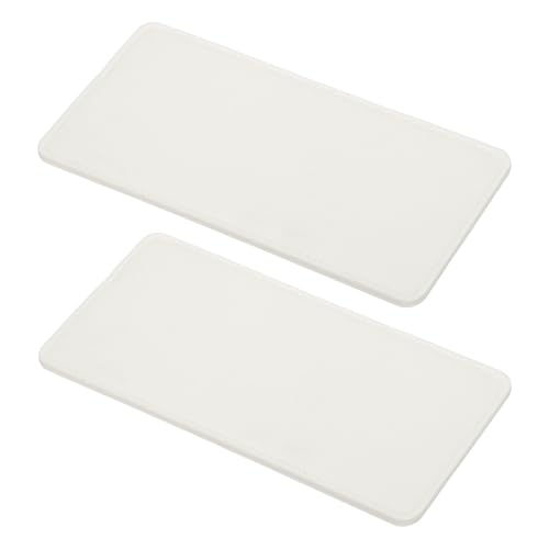 YELARXI Felt Base Shaper, Bag Bottom Shaper Purse Organizer Insert, Handbag Organizers Arc Corner Liner Board Insert, 11 x 6 Inch Fit for Purse Tote Bag Handbag Women (2 Pack, White)
